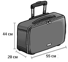 aeroflot hand luggage dimensions